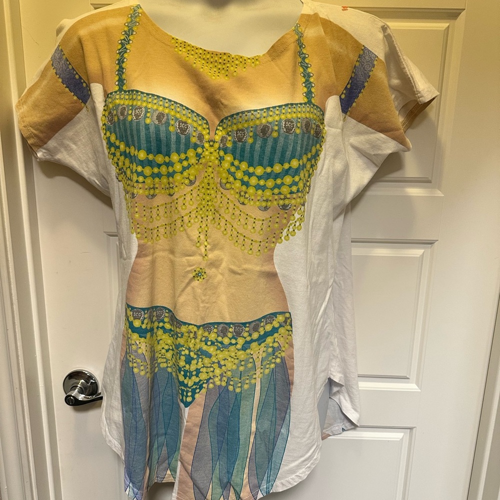 Vintage LA Imprints Fantasy Fun To Wear swim coverup costume